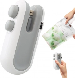 Soudeuse et ouvre-sachets sans fil 2 en 1 avec aimant, recharge USB