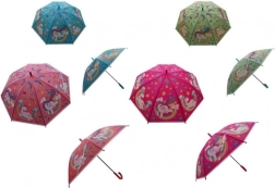 Parapluie enfant automatique Licorne 66 cm