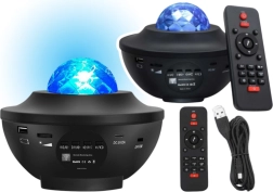 Projecteur d’étoiles LED avec haut-parleur Bluetooth et télécommande