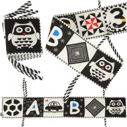 Livre éducatif textile pare-chocs protecteur Hibou