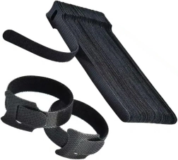 Attaches à velcro pour câbles 50 pcs