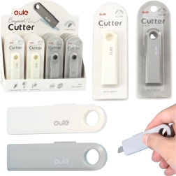 Mini cutter coulissant pour papier et films, compact