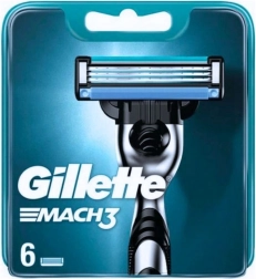 Gillette Mach3 têtes de rechange 6 pcs