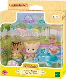 Sylvanian Families plaisir à la piscine Baby Trio