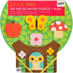 Petit Collage puzzle en bois robustes Petit arbre