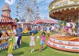 Puzzle Ravensburger Vintage Fairground Fun, 1000 pièces