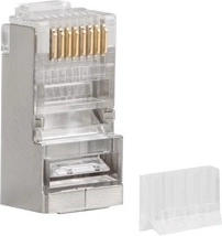 Connecteur RJ45 8P8C cat.6 FTP avec guide 100 pcs