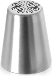 Douille russe en acier inoxydable motif fleur