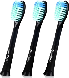 Têtes de rechange pour brosse à dents sonique Toothie X2in1, 3 pcs, blanc