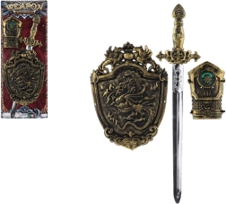 Set de Chevalier pour Enfants avec Épée, Garde et Bouclier