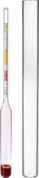 Vinimètre avec flotteur pour mesurer la teneur en sucre 0–24 °Blg