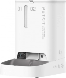 Distributeur de nourriture intelligent PETKIT yumshare à double réservoir avec caméra 1080p