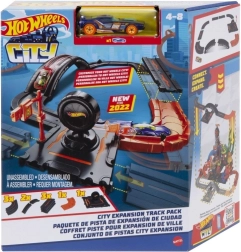 Jeu de construction urbain des pistes HOT WHEELS City – set d’extension avec voiture