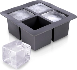 Moule en silicone pour glaçons XXL 15,5 × 15,5 × 6 cm