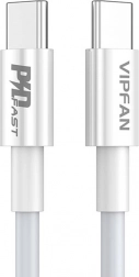 Câble USB-C vers USB-C Vipfan P02 1 m blanc