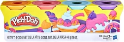 Play-Doh 4 pots de pâte à modeler – set A – Sweet