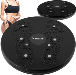 Trizand twister noir avec excroissances de massage et aimants