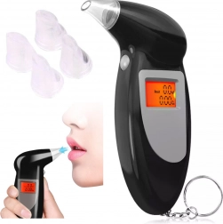 Alcootest numérique avec écran LCD et 5 embouts interchangeables