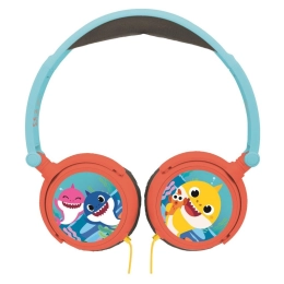 Casque filaire pour enfants pliable BABY SHARK avec limitation du volume