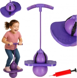 Jumper d'équilibre Pogo sauteur violet pour enfants