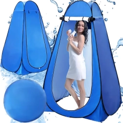 Tente de plage pliable – cabine d’essayage, douche et WC pour le camping