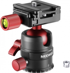 Neewer rotule métallique pour trépied 28 mm rouge