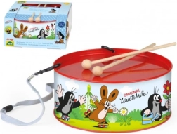 Petit tambour de la Petite Taupe 20 cm avec baguettes