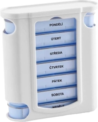 Organisateur hebdomadaire de comprimés ORION, 28 compartiments