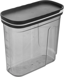 Boîte pour aliments secs avec doseur GREY 1,8 l