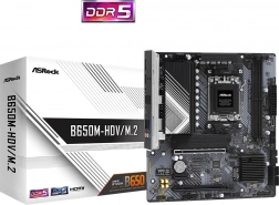 asrock b650m-hdv/m.2 – carte mère microatx am5 avec ddr5, hdmi et displayport
