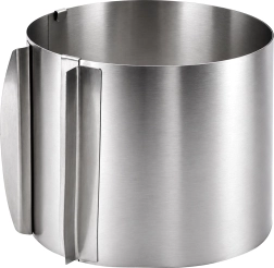 Cercle à pâtisserie réglable Zortiva 16–30 cm, hauteur 15 cm