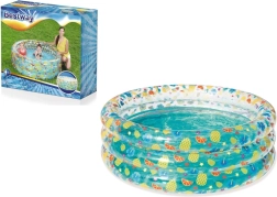 Piscine gonflable pour enfants Bestway 155 × 53 cm – à trois anneaux, motif fruité