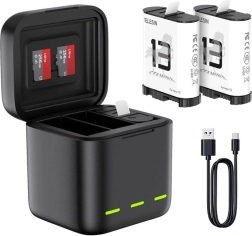 Chargeur Telesin à trois canaux pour GoPro Hero 13 Black