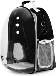 Sac à dos pour transporter des animaux de compagnie avec panneau avant transparent