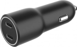 Chargeur de voiture avec 2x USB-C PD 40W noir