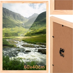 Cadre photo en bois Ruhhy 40 × 60 cm en pin