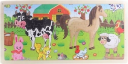 Puzzle en bois À la ferme 96 pièces