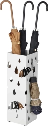 Porte-parapluies moderne blanc
