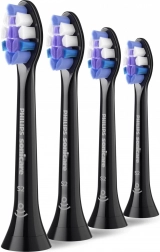 Philips Sonicare Sensitive Standard têtes de rechange, 4 pcs, noir