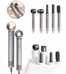 Sèche-cheveux et styler multifonction 5-en-1 avec ionisation et air froid 1300 W