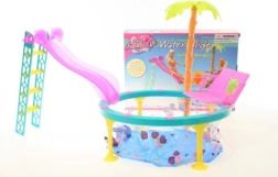 Glorie piscine avec toboggan