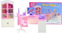 Glorie set de bureau pour poupées avec bureau et accessoires