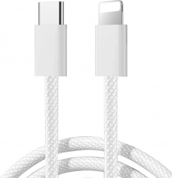 Câble USB-C vers Lightning 30W, 1m, Blanc