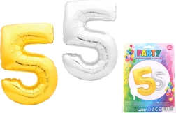 Ballon gonflable en forme de chiffre 5