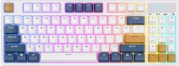 clavier mécanique Royal Kludge RK89 RGB blanc