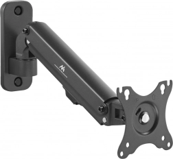 Support mural pour moniteur Maclean 17-27 pouces avec vérin à gaz