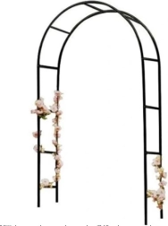 Pergola de jardin en métal en arc 240 cm