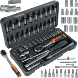 Set d’outils en mallette 46 pcs BIGSTREN 1/4 avec embouts TORX