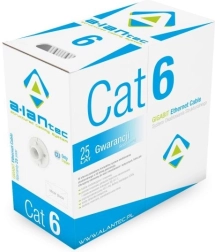 Câble de télécommunication U/UTP catégorie 6 avec garantie de 25 ans