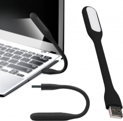 Lampe USB LED en silicone flexible pour ordinateur portable